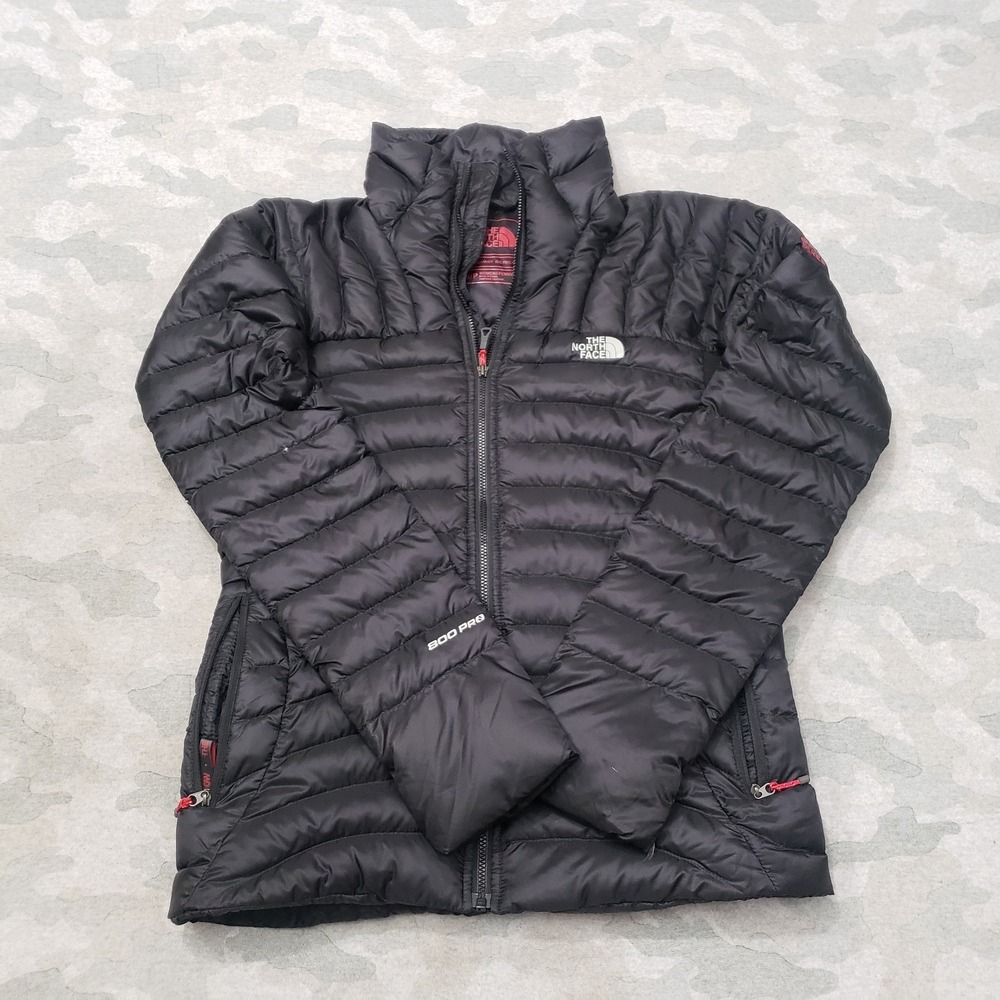 The North Face Jacket Womens Small Black 800 Pro Summit Series Full Zip Outdoors